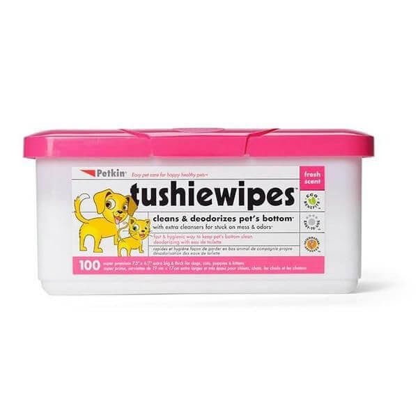 PETKIN FRESH SCENTED TUSHIE WIPES