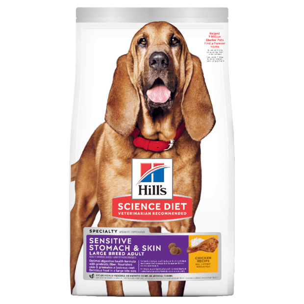 HILLS SCIENCE DIET SENSITIVE STOMACH & SKIN LARGE BREED ADULT