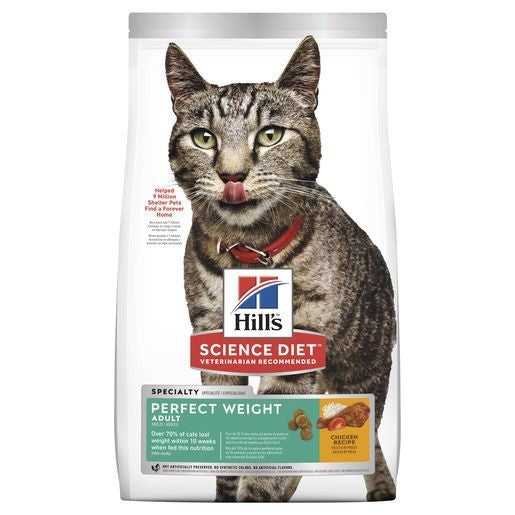 HILLS SCIENCE DIET DRY CAT FOOD ADULT PERFECT WEIGHT