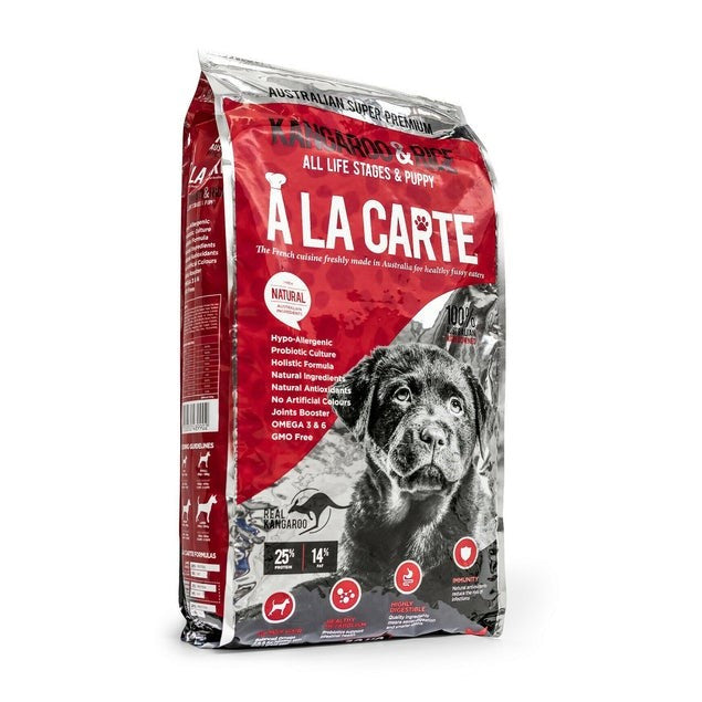 A LA CARTE DRY DOG FOOD KANGAROO & RICE