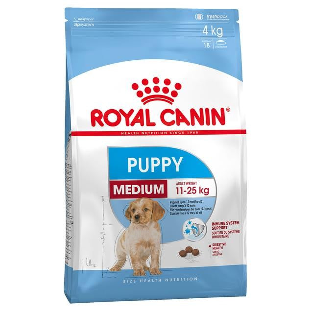 ROYAL CANIN DRY DOG FOOD MEDIUM PUPPY