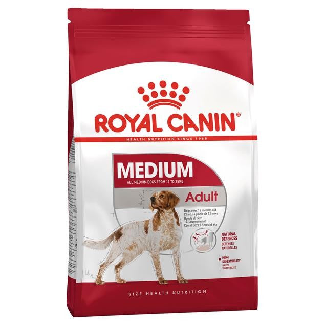 ROYAL CANIN DRY DOG FOOD MEDIUM ADULT