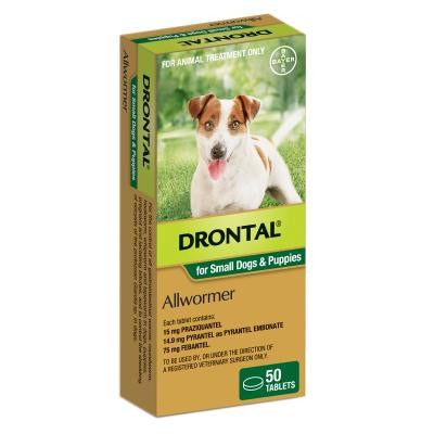 DRONTAL ALLWORMER FOR SMALL DOGS & PUPPIES