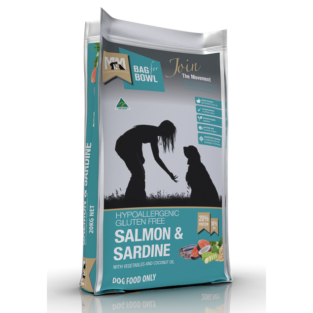 MEALS FOR MUTTS DRY DOG FOOD SALMON AND SARDINE GLUTEN FREE