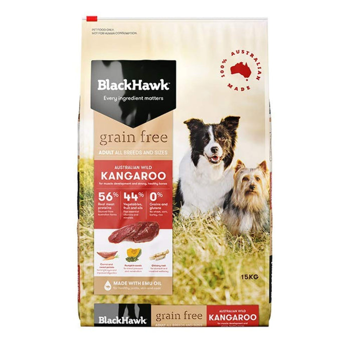 BLACK HAWK GRAIN FREE DRY DOG FOOD ADULT KANGAROO