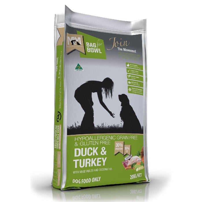 MEALS FOR MUTTS DRY DOG FOOD DUCK & TURKEY
