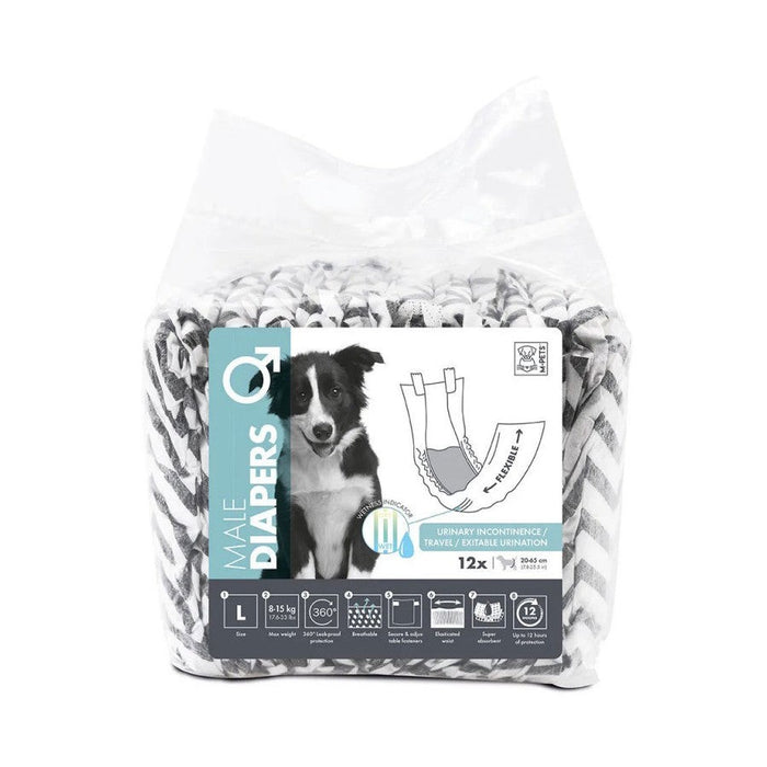 M-PETS MALE DOG DIAPERS