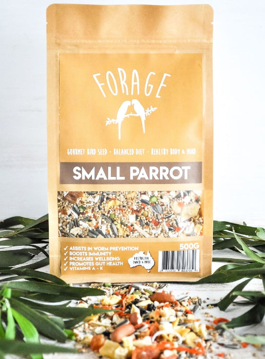 FORAGE GOURMET BIRD SEED SMALL PARROT