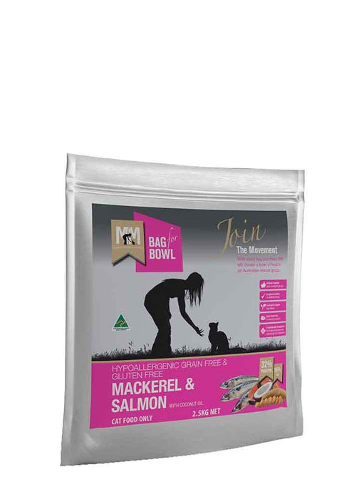 MEALS FOR MEOWS GRAIN FREE DRY CAT FOOD MACKEREL AND SALMON