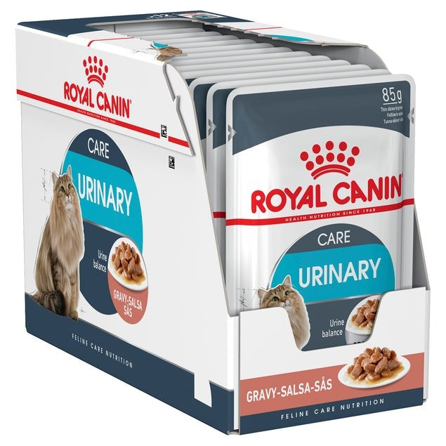 ROYAL CANIN CAT FOOD GRAVY POUCHES URINARY CARE