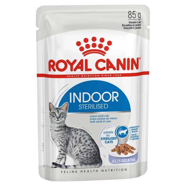 ROYAL CANIN INDOOR STERILISED JELLY POUCHES