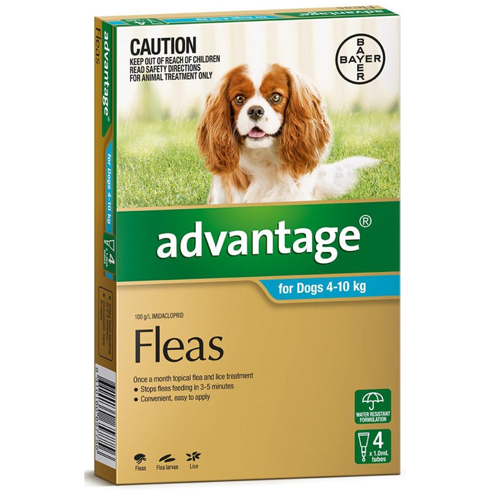 ADVANTAGE FLEA TREATMENT FOR DOGS 4-10kg
