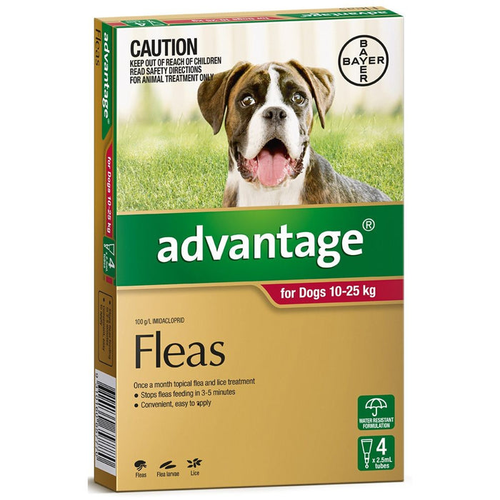 ADVANTAGE FLEA TREATMENT FOR DOGS 10-25kg