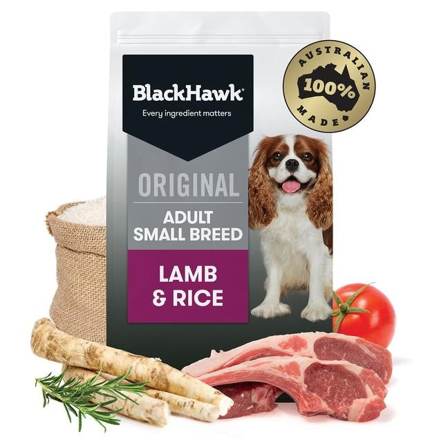 BLACK HAWK DRY DOG FOOD ADULT SMALL BREED LAMB & RICE