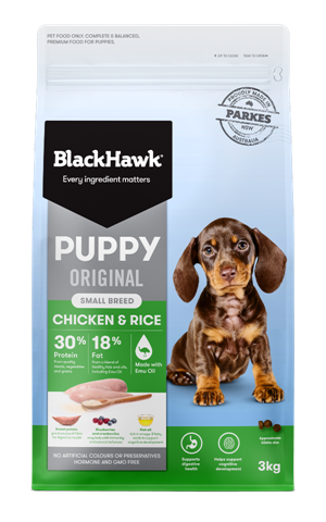 BLACK HAWK DRY DOG FOOD PUPPY SMALL BREED CHICKEN & RICE