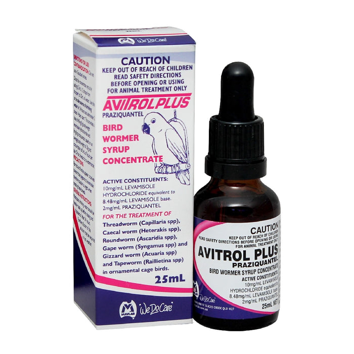 AVITROL PLUS BIRD WORMER SYRUP CONCENTRATE