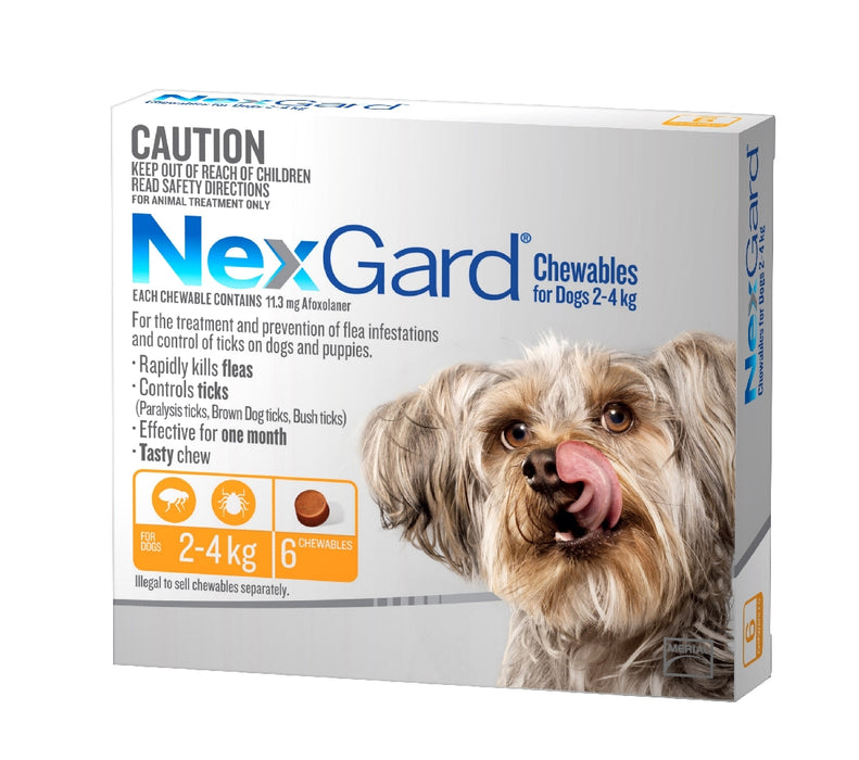 NEXGARD CHEWABLES FOR DOGS 2-4kg
