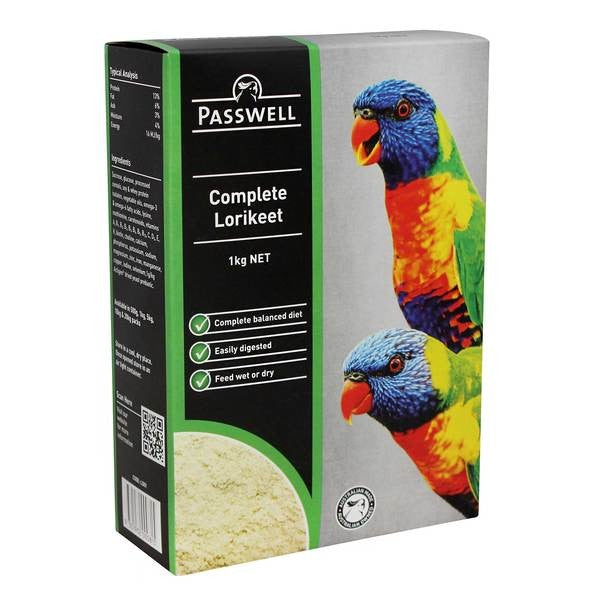 PASWELL COMPLETE LORIKEET — Pet & Aquarium World (Narellan)