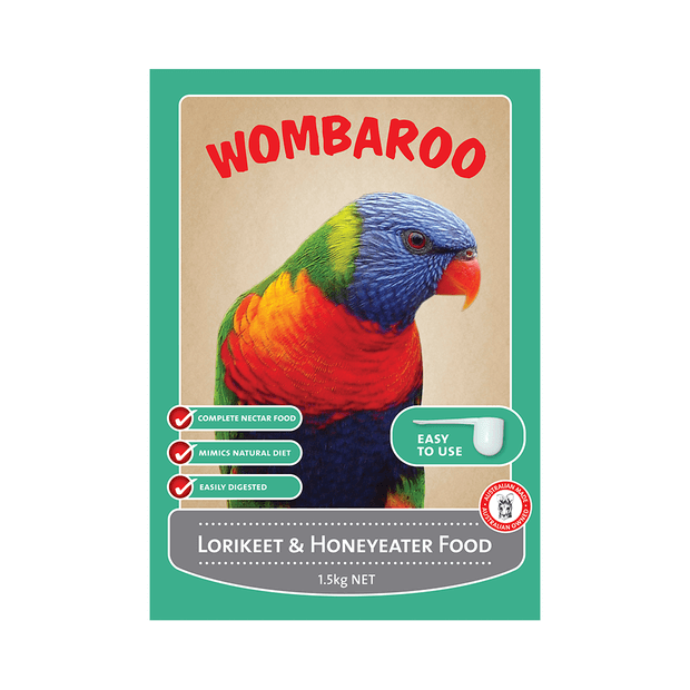 WOMBAROO LORIKEET AND HONEYEATER FOOD