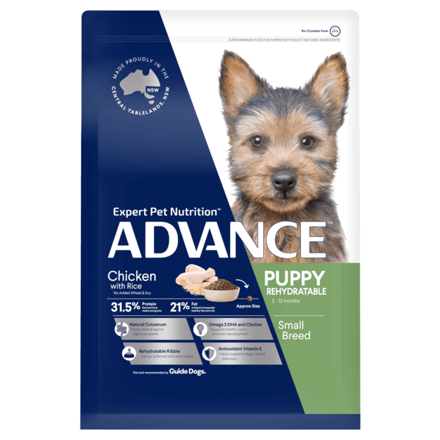 ADVANCE PET DRY DOG FOOD REHYDRATABLE SMALL BREED PUPPY