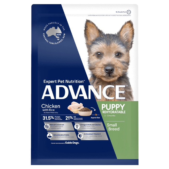 ADVANCE PET DRY DOG FOOD REHYDRATABLE SMALL BREED PUPPY