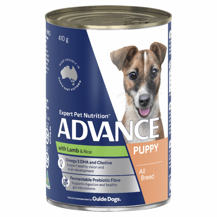 ADVANCE CAN DOG FOOD ALL BREED PUPPY LAMB WITH RICE