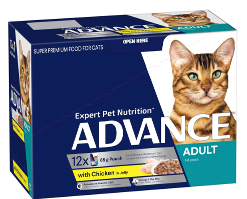 ADVANCE WET CAT FOOD ADULT CHICKEN WITH JELLY