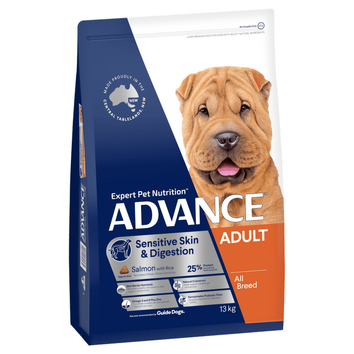 ADVANCE PET DRY DOG FOOD ALL BREED SENSITIVE SKIN & DIGESTION