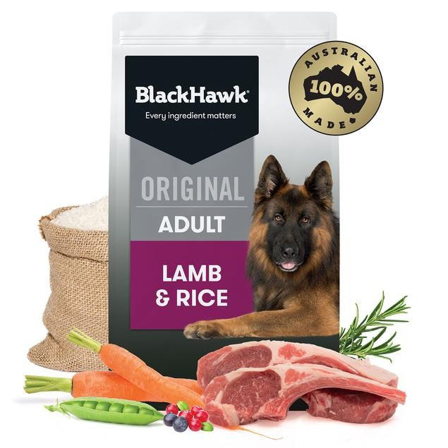 BLACK HAWK DRY DOG FOOD ADULT LAMB & RICE