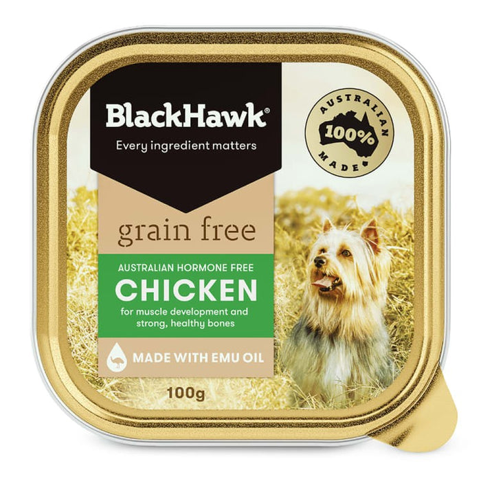 BLACK HAWK GRAIN FREE WET DOG FOOD ADULT CHICKEN