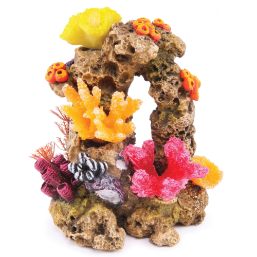 KAZOO REEF ROCK WITH CORAL & PLANTS