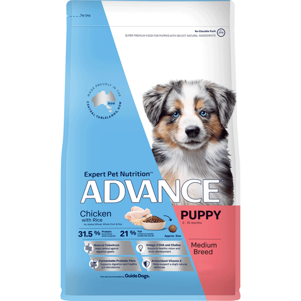 ADVANCE PET DRY DOG FOOD MED BREED PUPPY